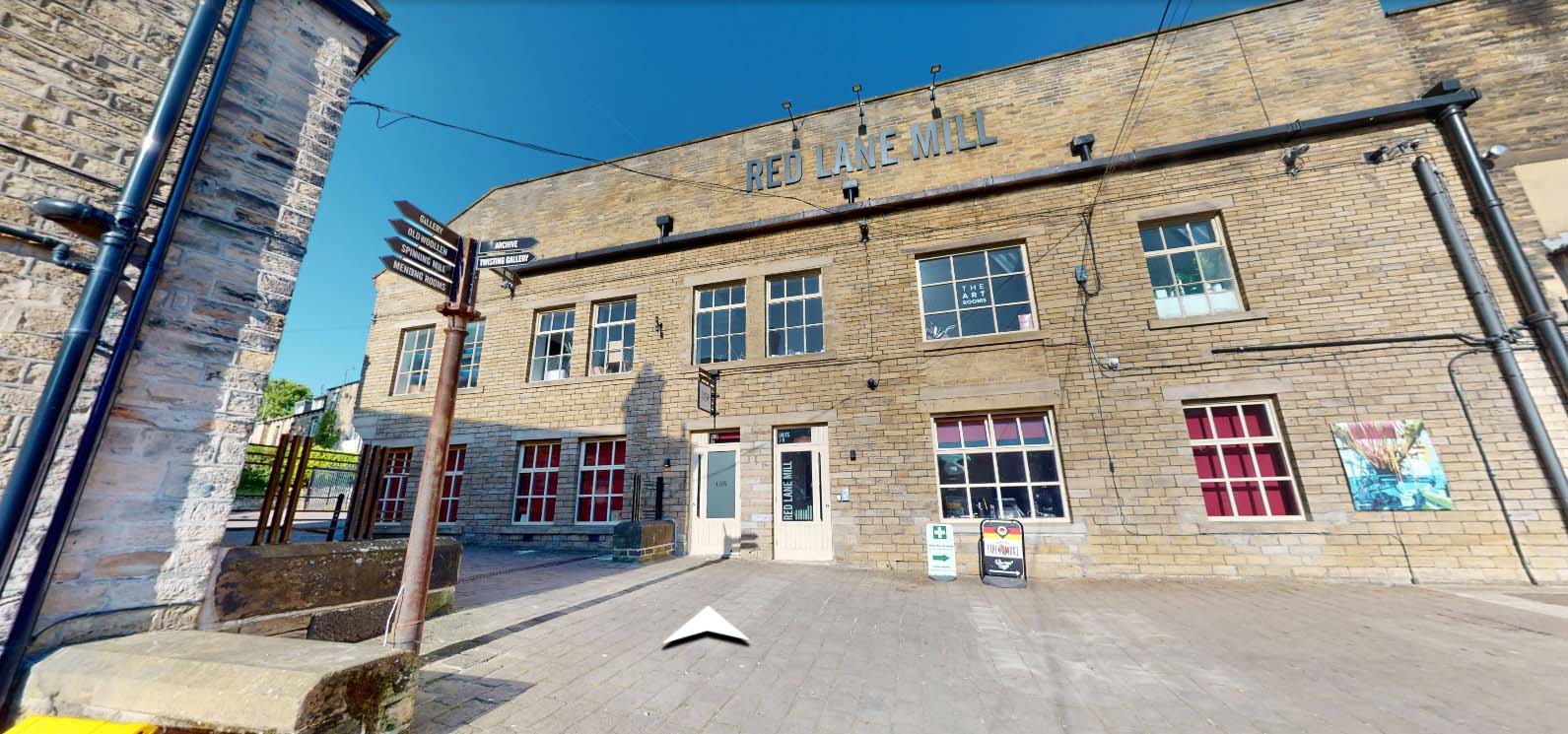 Red Lane Mill building at Sunny Bank Mills - home of Yorkshire Aeromedical